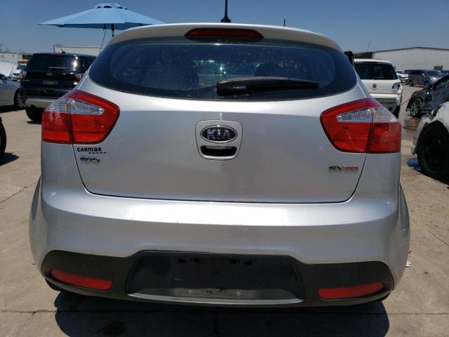 KNADN5A31C6012200 - 2012 KIA RIO EX SILVER photo 6