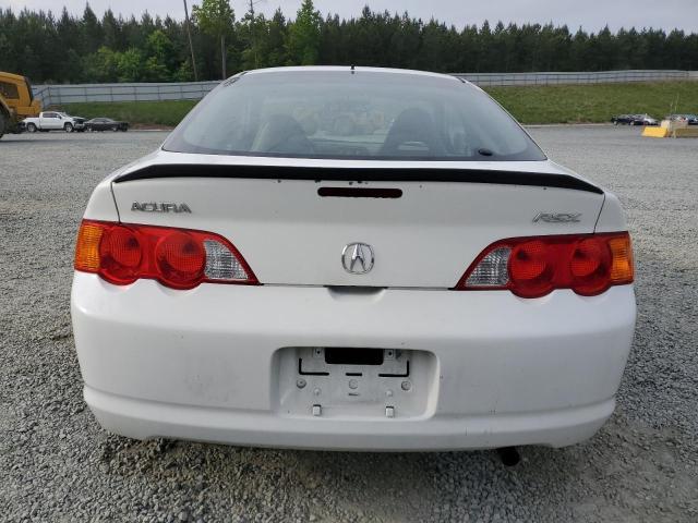 JH4DC54814S010860 - 2004 ACURA RSX WHITE photo 6