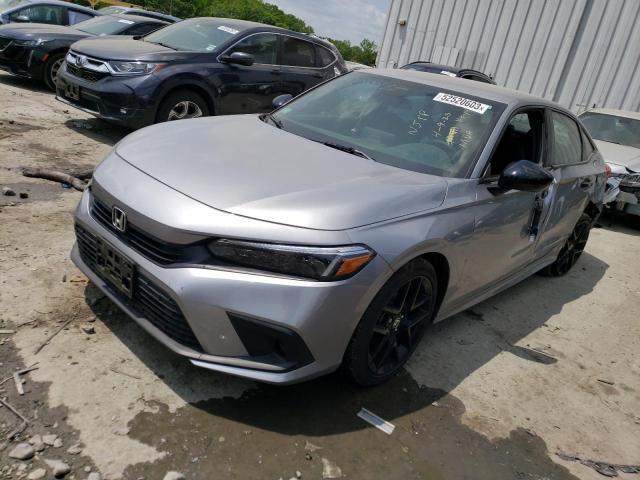 2HGFE2F56NH583835 - 2022 HONDA CIVIC SPORT 银色 照片 1