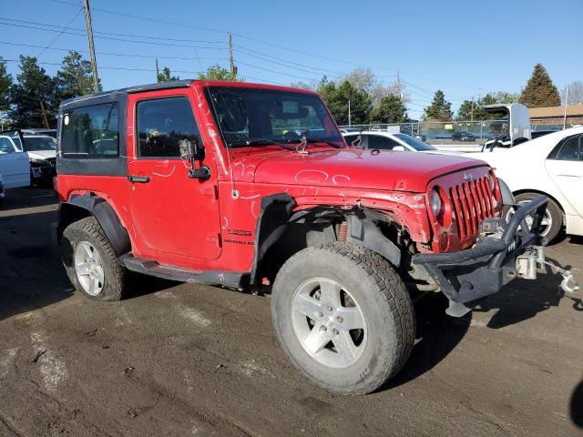 1C4AJWAG0DL678445 - 2013 JEEP WRANGLER SPORT RED photo 4