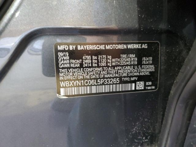 WBXYN1C06L5P33265 - 2020 BMW X2 M35I CHARCOAL photo 13