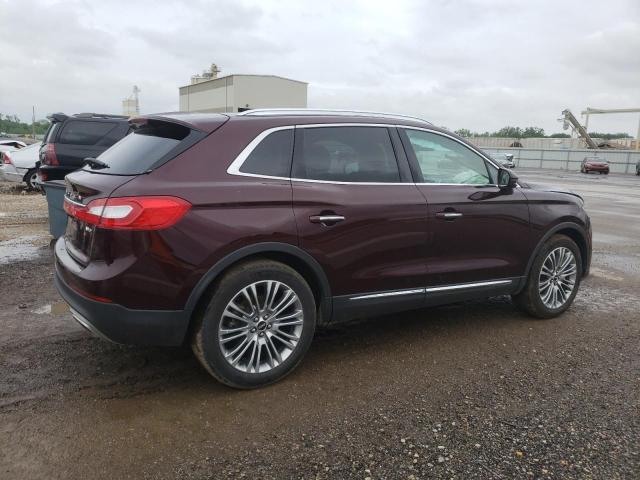 2LMPJ8LR9JBL42003 - 2018 LINCOLN MKX RESERVE Բորդո լուսանկար 3