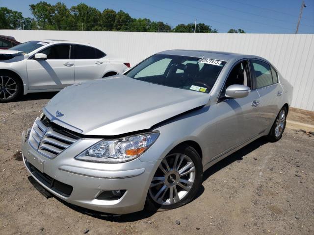 KMHGC4DF5BU127720 - 2011 HYUNDAI GENESIS 4.6L SILVER photo 1