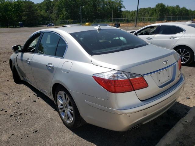 KMHGC4DF5BU127720 - 2011 HYUNDAI GENESIS 4.6L SILVER photo 2