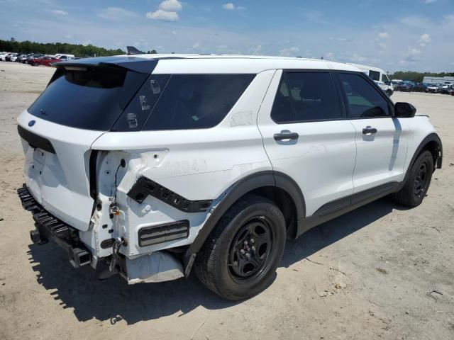 1FM5K8AB1MGB34572 - 2021 FORD EXPLORER POLICE INTERCEPTOR 白色 照片 3