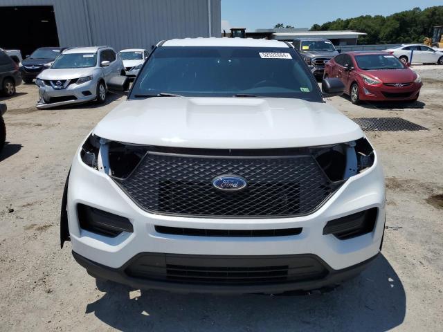 1FM5K8AB1MGB34572 - 2021 FORD EXPLORER POLICE INTERCEPTOR 白色 照片 5