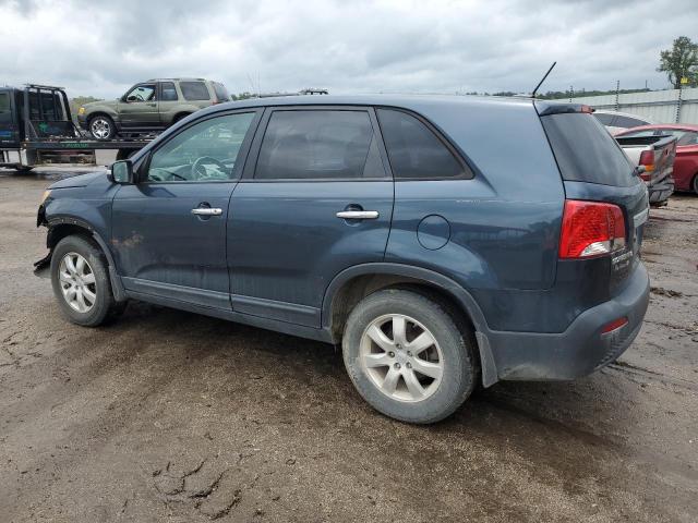 5XYKT3A14BG150960 - 2011 KIA SORENTO BASE BLUE photo 2