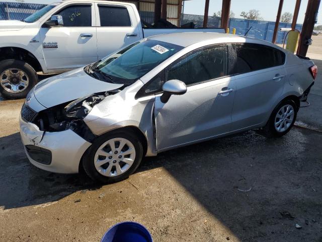 KNADM4A34D6297358 - 2013 KIA RIO LX SILVER photo 1