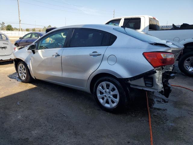 KNADM4A34D6297358 - 2013 KIA RIO LX SILVER photo 2