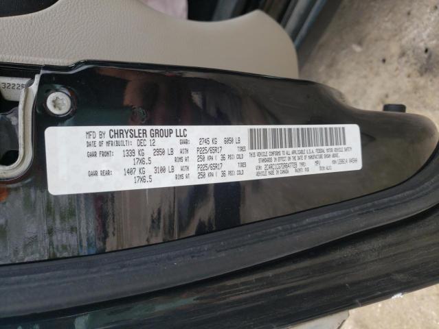 2C4RC1CG7DR647729 - 2013 CHRYSLER TOWN & COU TOURING L BLACK photo 13