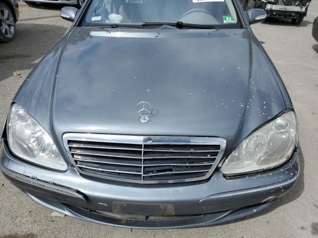 WDBNG83J85A453268 - 2005 MERCEDES-BENZ S 430 4MATIC BLUE photo 11