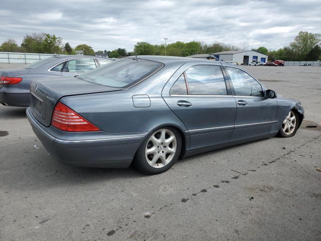 WDBNG83J85A453268 - 2005 MERCEDES-BENZ S 430 4MATIC BLUE photo 3