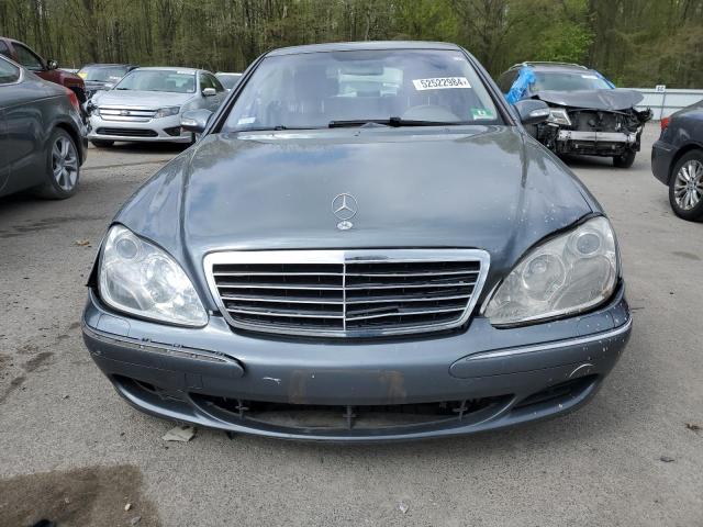 WDBNG83J85A453268 - 2005 MERCEDES-BENZ S 430 4MATIC BLUE photo 5