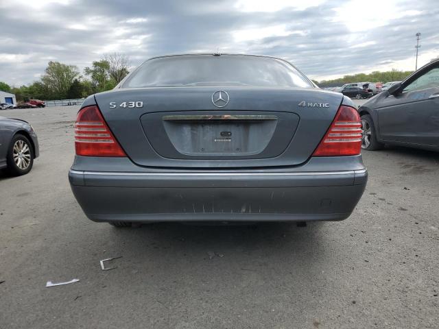 WDBNG83J85A453268 - 2005 MERCEDES-BENZ S 430 4MATIC BLUE photo 6