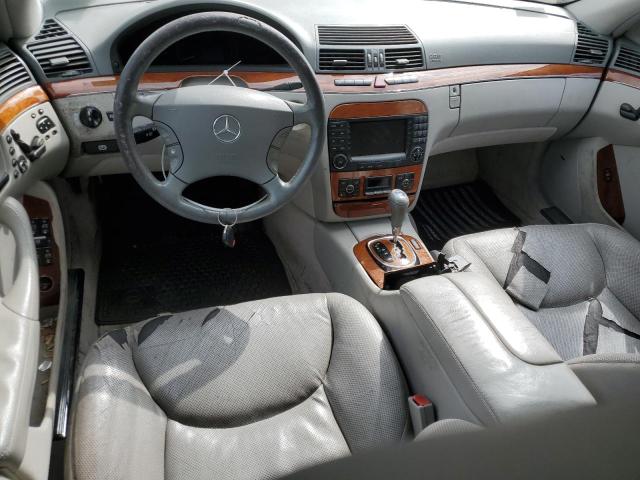 WDBNG83J85A453268 - 2005 MERCEDES-BENZ S 430 4MATIC BLUE photo 8