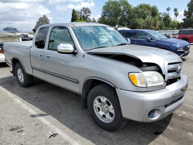 5TBRT34184S448050 - 2004 TOYOTA TUNDRA ACCESS CAB SR5 GRAY photo 4