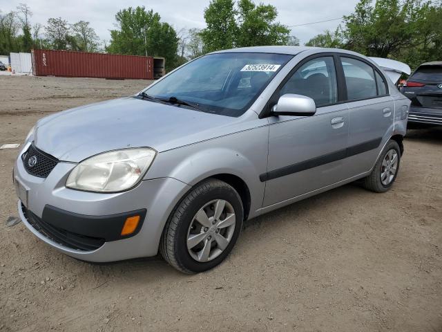 KNADE223696460356 - 2009 KIA RIO BASE SILVER photo 1