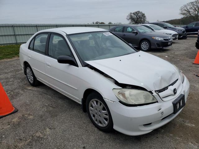 1HGES16594L000691 - 2004 HONDA CIVIC LX WHITE photo 4