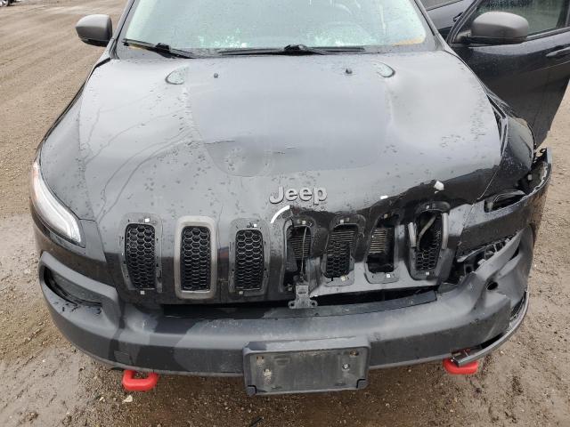 1C4PJMBS9GW199963 - 2016 JEEP CHEROKEE TRAILHAWK BLACK photo 12
