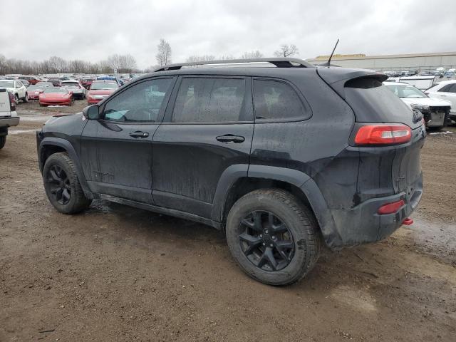 1C4PJMBS9GW199963 - 2016 JEEP CHEROKEE TRAILHAWK BLACK photo 2