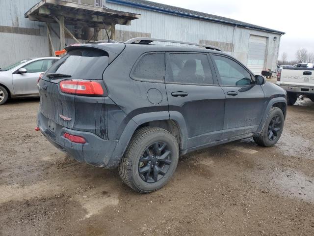 1C4PJMBS9GW199963 - 2016 JEEP CHEROKEE TRAILHAWK BLACK photo 3