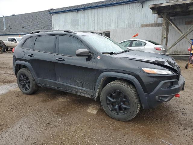 1C4PJMBS9GW199963 - 2016 JEEP CHEROKEE TRAILHAWK BLACK photo 4