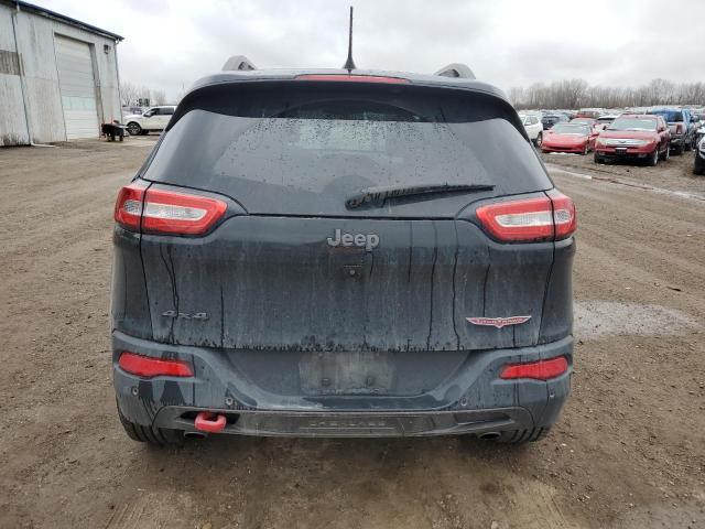 1C4PJMBS9GW199963 - 2016 JEEP CHEROKEE TRAILHAWK BLACK photo 6