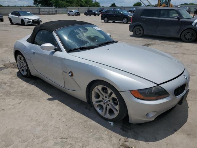 4USBT334X3LR62562 - 2003 BMW Z4 2.5 SILVER photo 4