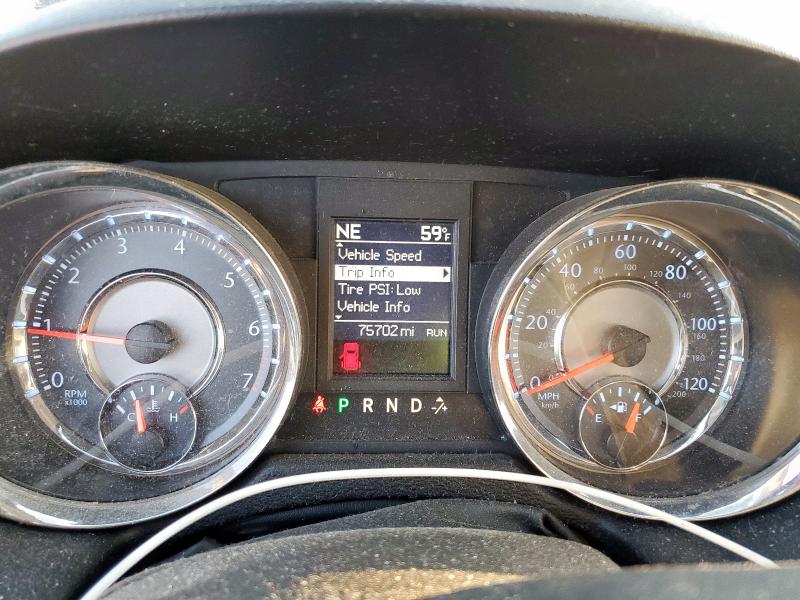 2C4RC1CG5CR269750 - 2012 CHRYSLER TOWN & COU TOURING L BLACK photo 9