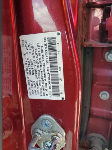 1HGCM66576A064693 - 2006 HONDA ACCORD EX RED photo 12