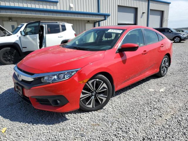 JHMFC1F7XJX040167 - 2018 HONDA CIVIC EXL RED photo 1