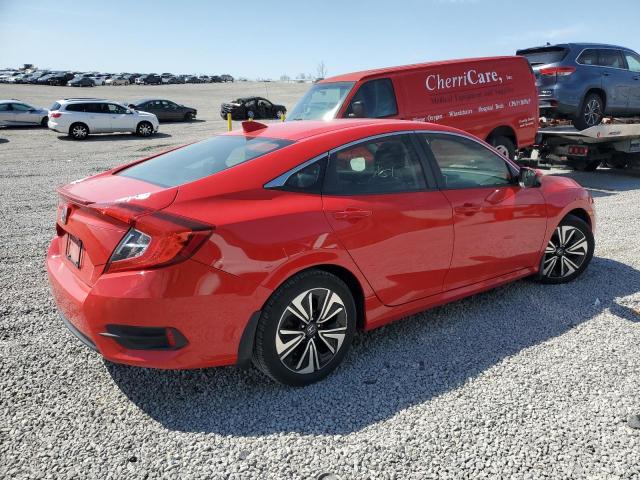 JHMFC1F7XJX040167 - 2018 HONDA CIVIC EXL RED photo 3
