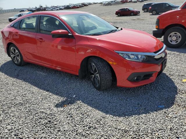 JHMFC1F7XJX040167 - 2018 HONDA CIVIC EXL RED photo 4