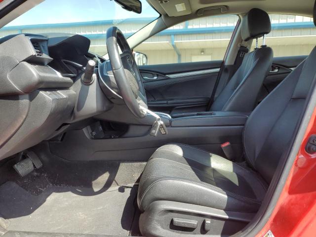 JHMFC1F7XJX040167 - 2018 HONDA CIVIC EXL RED photo 7