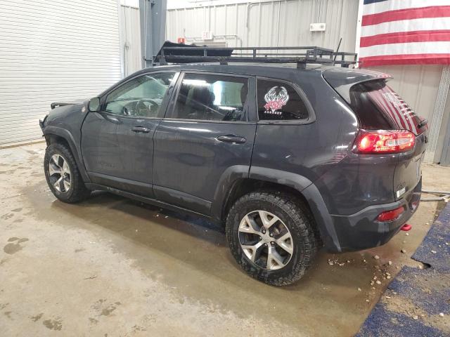 1C4PJMBS5GW339829 - 2016 JEEP CHEROKEE TRAILHAWK BLACK photo 2