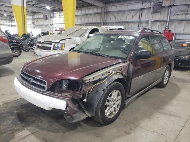 4S3BH675117633038 - 2001 SUBARU LEGACY OUTBACK AWP 勃艮第红 照片 1