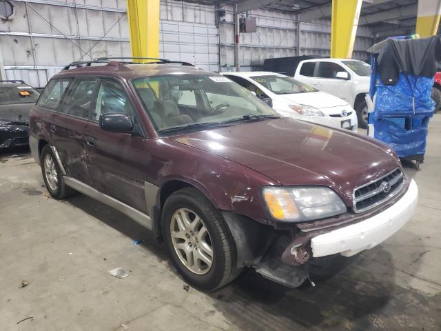 4S3BH675117633038 - 2001 SUBARU LEGACY OUTBACK AWP 勃艮第红 照片 4