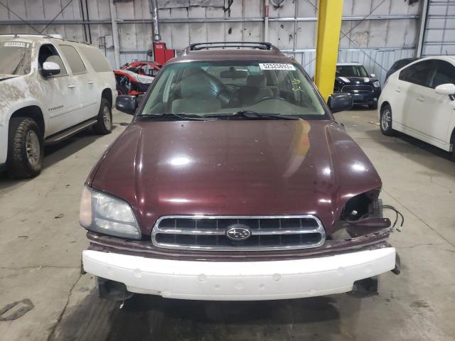 4S3BH675117633038 - 2001 SUBARU LEGACY OUTBACK AWP 勃艮第红 照片 5