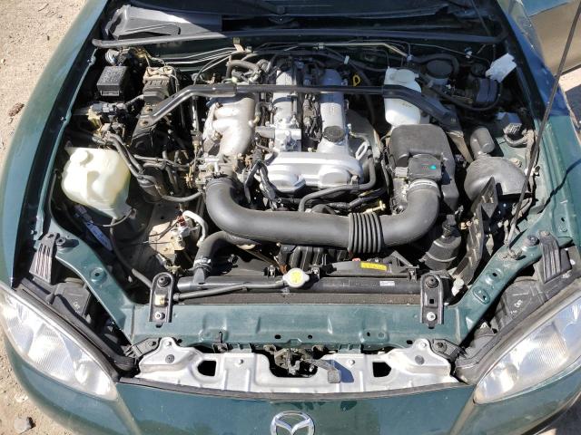 JM1NB353610210365 - 2001 MAZDA MX-5 MIATA BASE GREEN photo 11