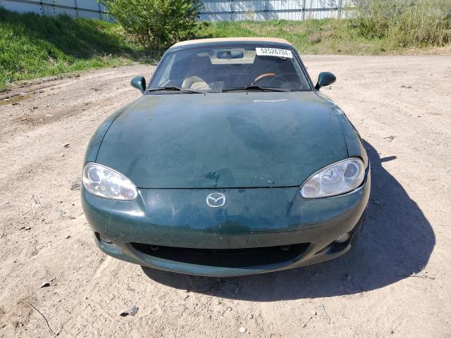 JM1NB353610210365 - 2001 MAZDA MX-5 MIATA BASE GREEN photo 5