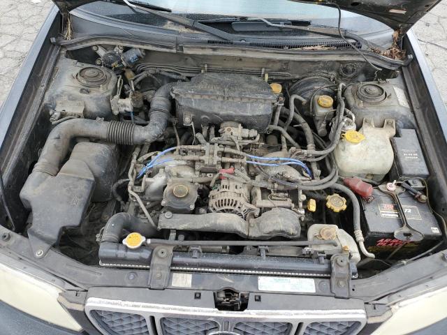 JF1SF65651G739810 - 2001 SUBARU FORESTER S BLACK photo 11