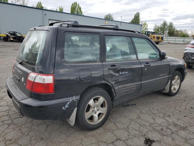 JF1SF65651G739810 - 2001 SUBARU FORESTER S BLACK photo 3