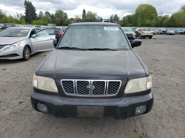 JF1SF65651G739810 - 2001 SUBARU FORESTER S BLACK photo 5