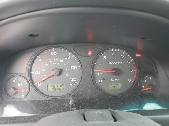 JF1SF65651G739810 - 2001 SUBARU FORESTER S BLACK photo 9