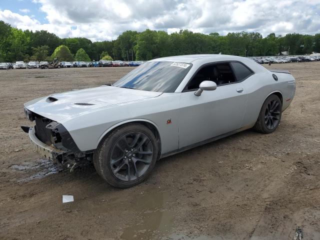 2C3CDZFJ9MH663840 - 2021 DODGE CHALLENGER R/T SCAT PACK GRAY photo 1
