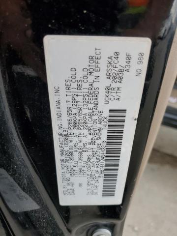 5TBBT44124S442218 - 2004 TOYOTA TUNDRA ACCESS CAB SR5 BLACK photo 12