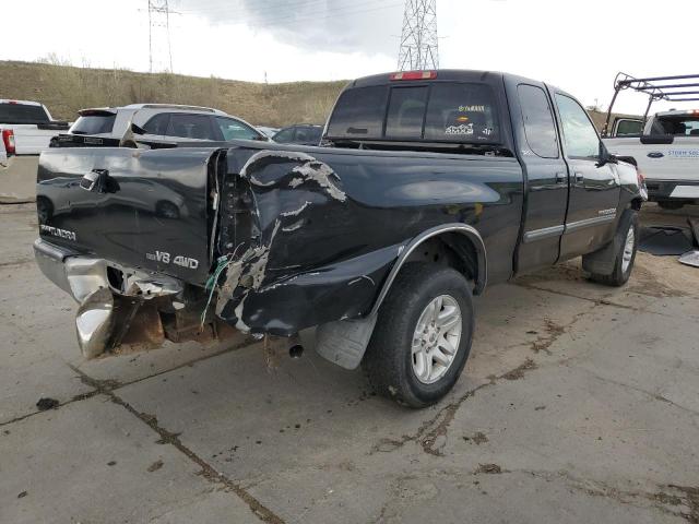 5TBBT44124S442218 - 2004 TOYOTA TUNDRA ACCESS CAB SR5 BLACK photo 3