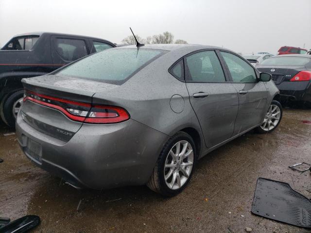 1C3CDFBAXDD268096 - 2013 DODGE DART SXT GRAY photo 3