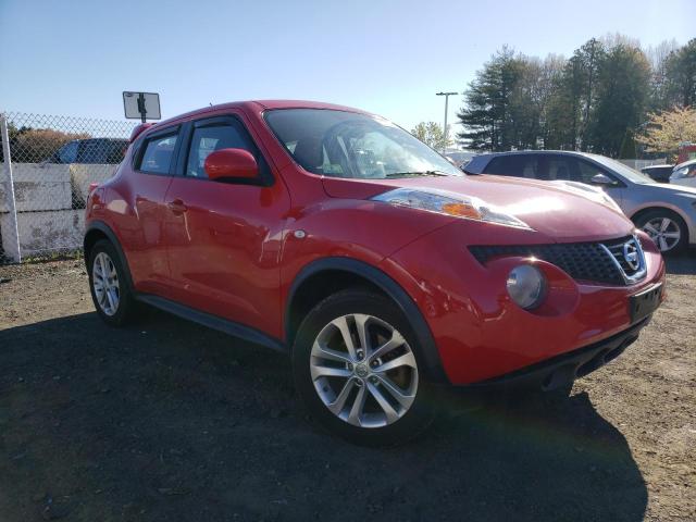 JN8AF5MV2ET355767 - 2014 NISSAN JUKE S RED photo 4