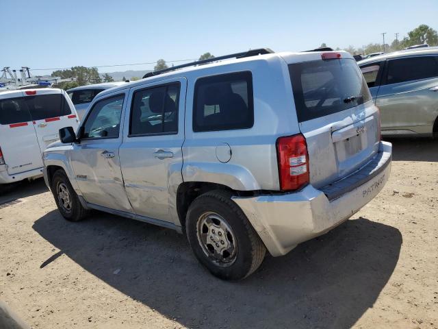 1J4NT2GB8AD557906 - 2010 JEEP PATRIOT SPORT SILVER photo 2